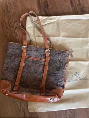 Patricia Nash Map Jacquard Collection Montry Tote Bag